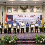 Sekretaris DPRD Lampung Hadiri Penyerahan Tali Asih Anggota Korpri
