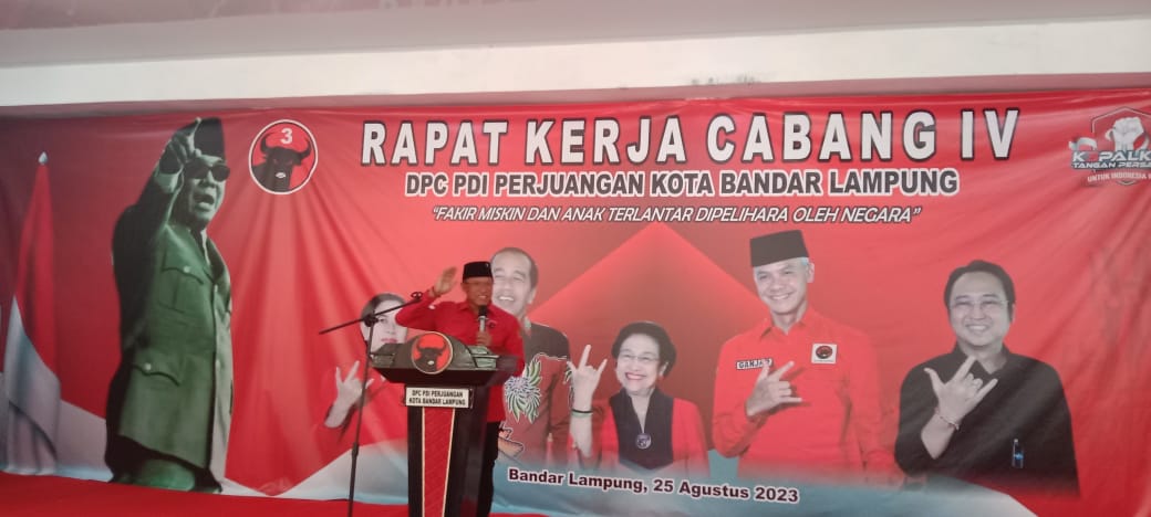 DPC PDI-P Bandarlampung Optimis Raih 14 Kursi di Pileg 2024