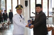 Gubernur Lampung Arinal Melantik dan Mengambil Sumpah Jabatan Pj Bupati Tanggamus