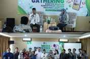 Kemenag Lampung Menggelar Gathering Bersama Dengan Media Cetak Dan Online