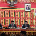 DPRD Kabupaten Lampung Selatan menggelar Rapat Paripurna dalam rangka Peresmian Pengangkatan Pengganti Antar Waktu (PAW) Anggota DPRD Kabupaten Lampung Selatan Masa jabatan 2019-2024.