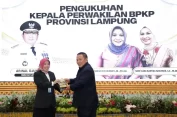 Gubernur Kukuhkan Kepala Perwakilan BPKP Provinsi Lampung