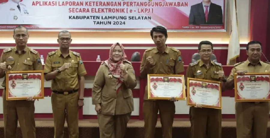 Pemerintah Kabupaten Lampung Selatan Launching Aplikasi e-LKPJ