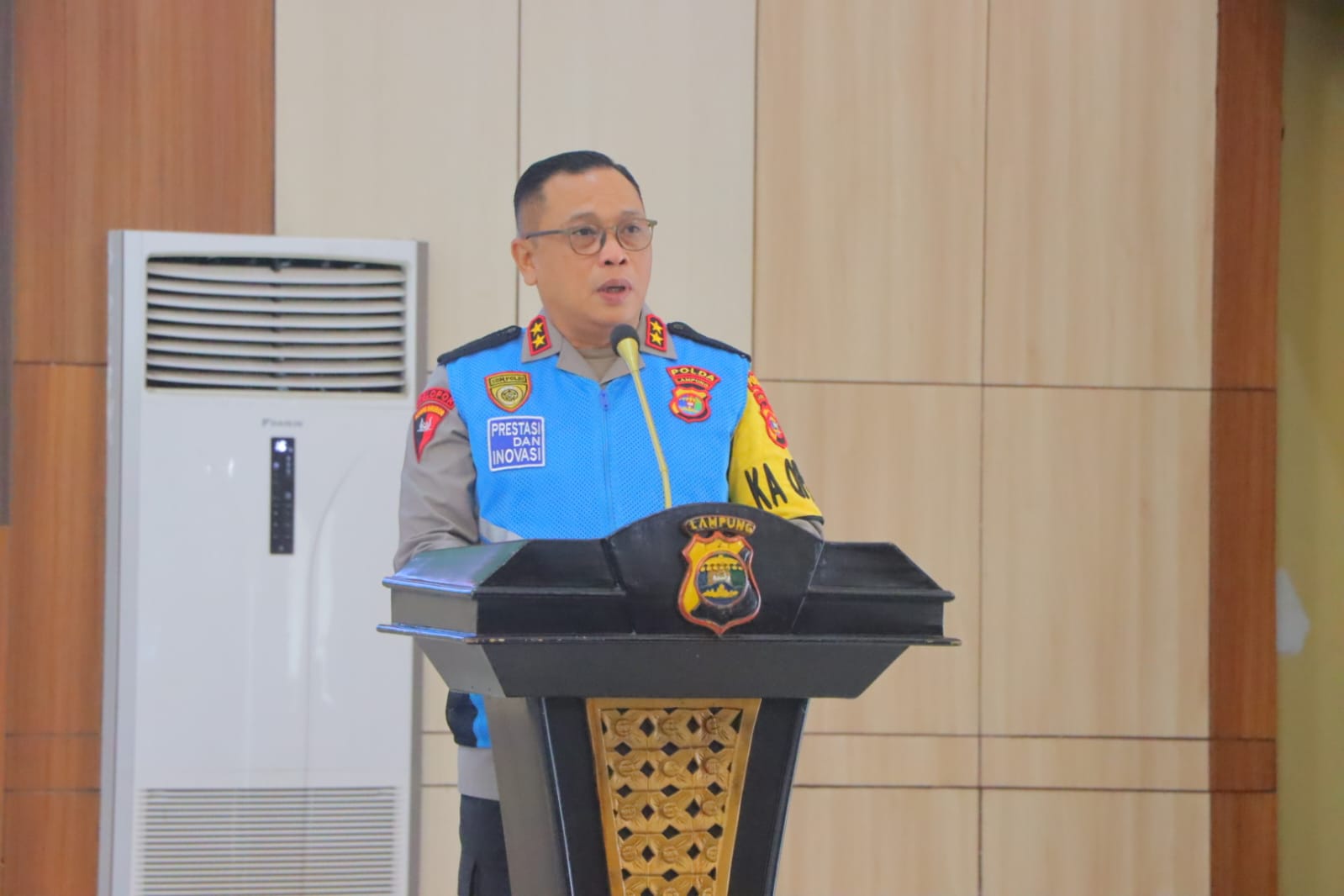 Kapolda Lampung Gelar Pengambilan Sumpah dan Penandatanganan Pakta Integritas Dikbangum Polri 2024