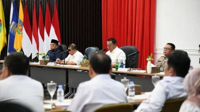 Anggota Komisi I DPRD Lampung Hadiri Rakor Persiapan Pemilu Di Mahan agung