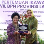Riana Sari Arinal TP PKK Provinsi Lampung Jalin Sinergi dan Kerjasama Dengan IKAWATI Kanwil BPN Provinsi Lampung