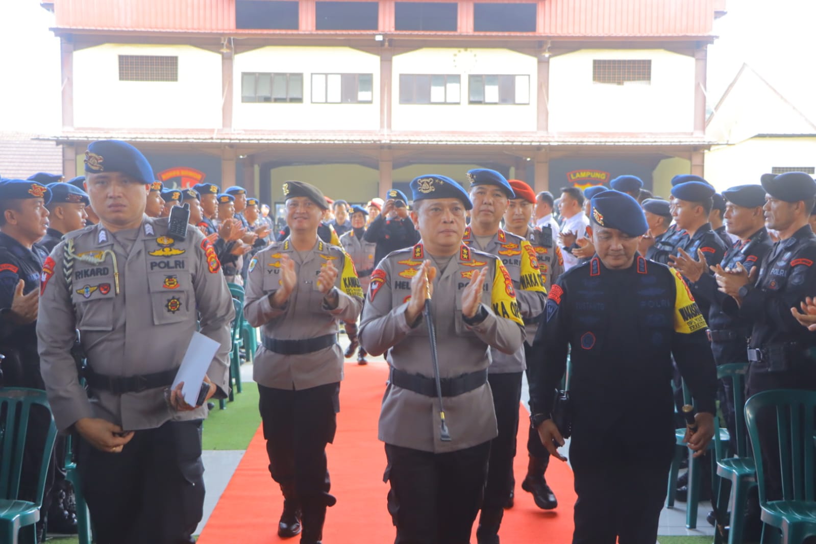 Polda Lampung Andalkan Brimob Hadapi Krisis Kemanusiaan Selama Pemilu