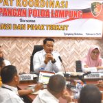 Satgas  Pangan  Polda Lampung adakan Rakor : Antisipasi Bahan Pangan di Pasar