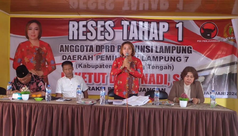 Anggota DPRD Lampung Fraksi PDIP Gelar Reses di Kecamatan Seputih Banyak