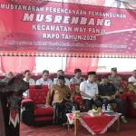 Anggota DPRD Lamsel Made Sukintre Hadiri Musrenbang Kecamatan Way Panji