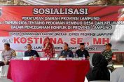 Kostiana Anggota DPRD Lampung Gelar Sosper No 1 tahun 2016 Di Kecamatan Panjang Bandar Lampung