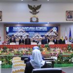 Sekdaprov Hadiri Rapat Paripurna Istimewa Peresmian Pemberhentian dan PAW Anggota DPRD Provinsi Lampung