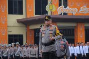 Pimpin Apel Pagi, Kapolda : Selamat hari Kartini Kepada Para Polwan Polda Lampung dan Jajaran