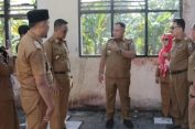 Bupati Lampung Selatan Tinjau SDN 2 Mulyosari Pasca Kebakaran