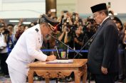 Gubernur Lantik Aswarodi Sebagai Penjabat Bupati Lampung Utara