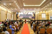 Walikota Metro Wahdi Pesankan 3 Poin ke 138 Wisudawan STIPER Dharma Wacana Metro