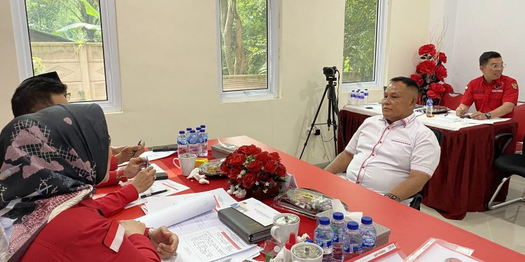 Ketua DPC PDI Perjuangan Kabupaten Lampung Selatan Nanang Ermanto Ikuti Pendalaman Bakal Calon Kepala Daerah