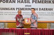 Pemkab Pesawaran Terima Opini WTP 8 kali Berturut