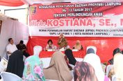 Anggota DPRD Lampung Kostiana Sosper di Kelurahan Enggal