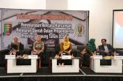Bapemperda DPRD Lampung Gelar Focus Group Discussion