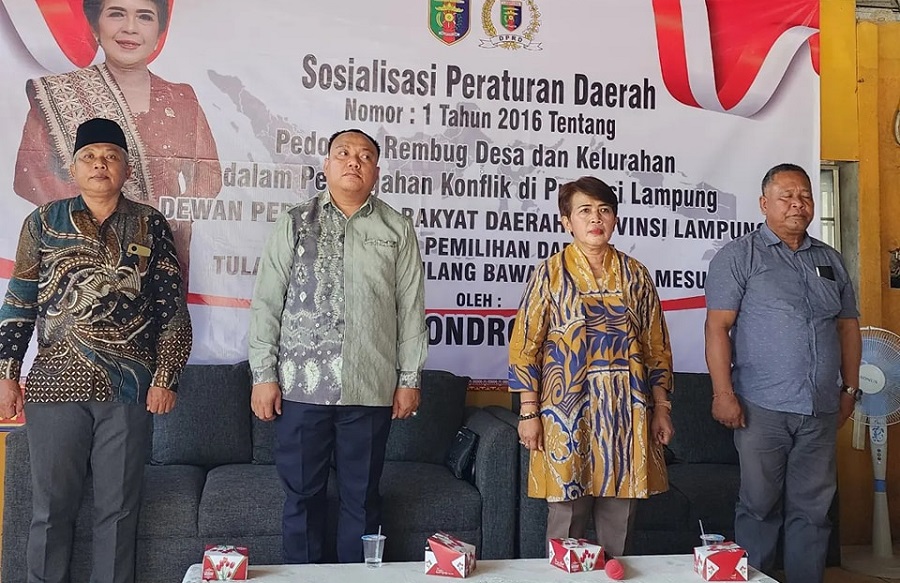 Budhi Condrowati Sosper di Tiyuh Marga Asri
