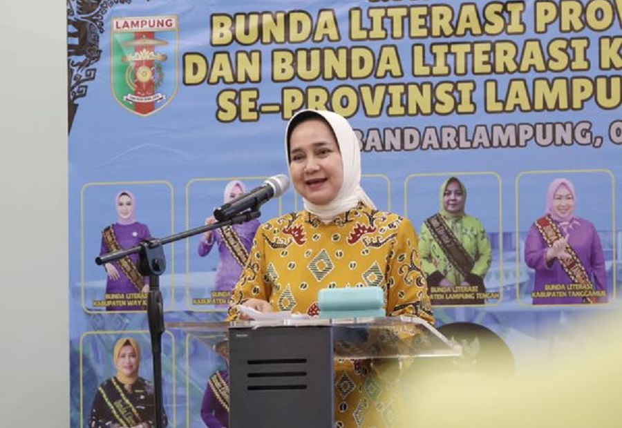 Riana Sari Arinal Buka Rakor Bunda Literasi Provinsi Lampung