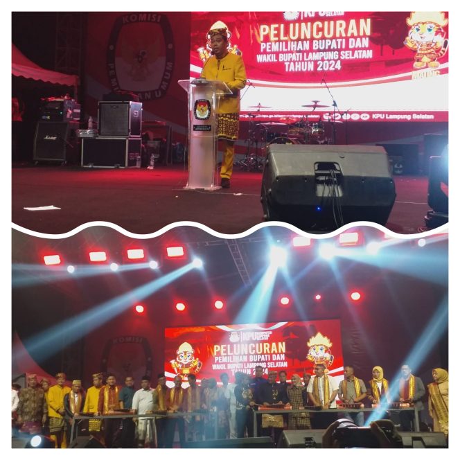 Di Ajang Peluncuran Pilkada 2024, Group Band Tipe-X Memeriahkan Kota Kalianda