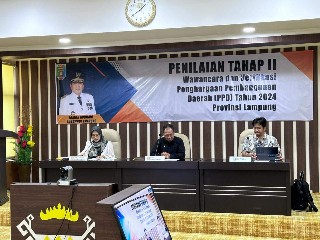 Ketua DPRD Lampung Bersama Bappeda Bahas Pembangunan di Segala Bidang