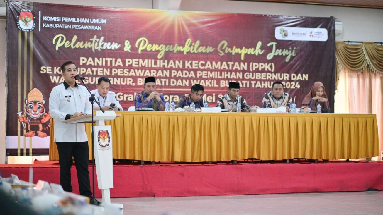 Bupati Pesawaran Berharap PPK Bekerja Profesional
