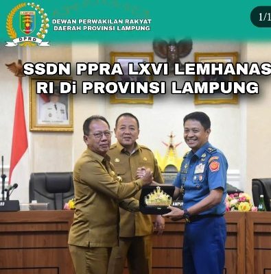 Ketua DPRD Lampung Terima Kunjungan SSDN PPRA LXVI 2024