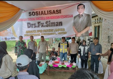Anggota DPRD Lampung Sosialisasi PIP di Desa Begelen Gedong Tataan