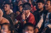 RMD Anggota DPRD Lampung Nobar Bersama Masyarakat di PKOR