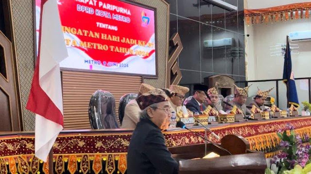 DPRD Bersama Pemkot Gelar Rapat Paripurna Istimewa HUT Ke-87 Kota