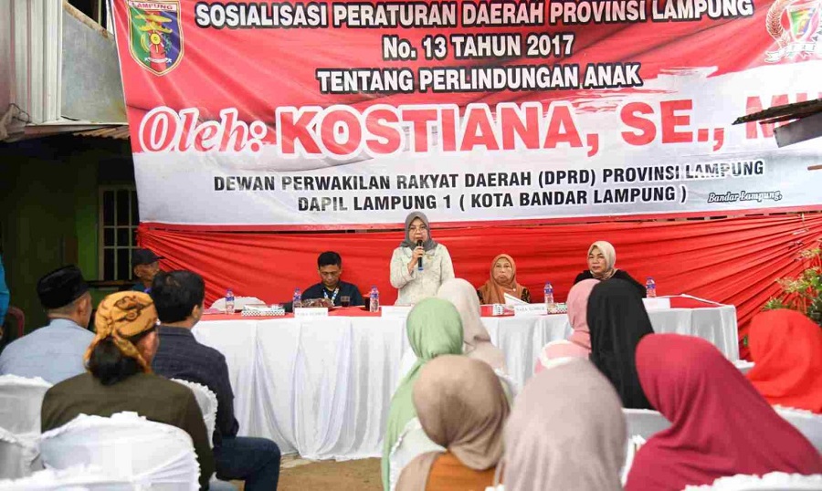 Kostiana Kembali Melaksanakan Sosialisasi Peraturan Daerah