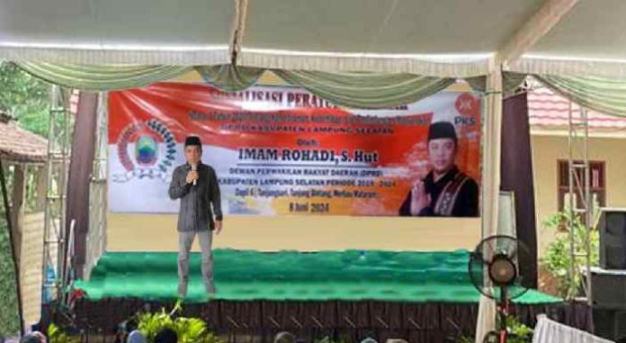 Anggota DPRD Lamsel Imam Rohadi Ajak Masyarakat Ciptakan Ketentraman dan Ketertiban Umum