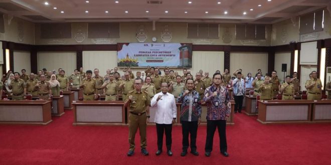Pj. Gubernur Lampung Buka Kegiatan Sosialisasi Program Percontohan Kabupaten dan Kota Anti Korupsi