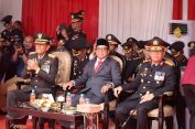 Pj Gubernur Lampung Ikuti Upacara Peringatan HUT Bhayangkara Ke-78