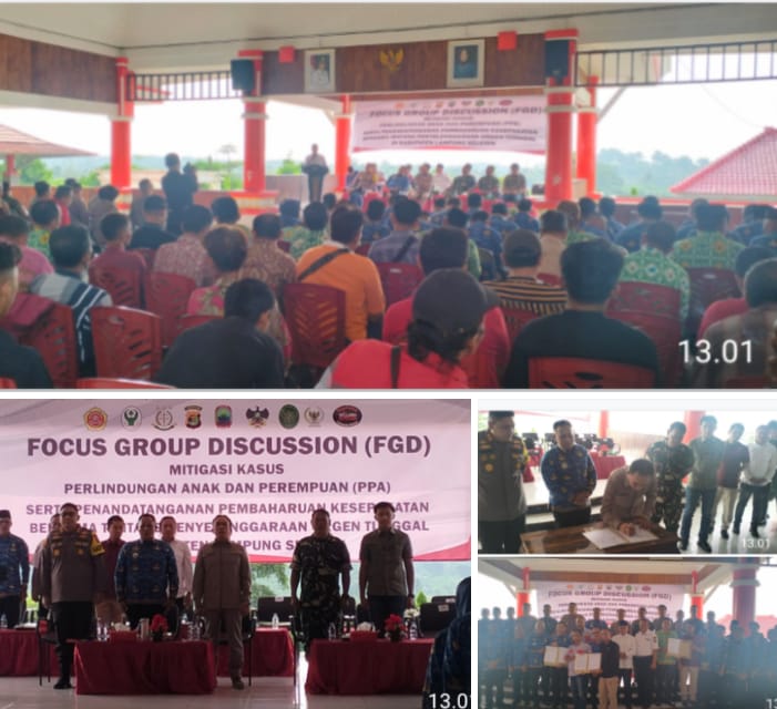 Ketua Komisi IV DPRD Lamsel,Saiful Azumar Hadir acara Focus Group Discussiaon (FGD)