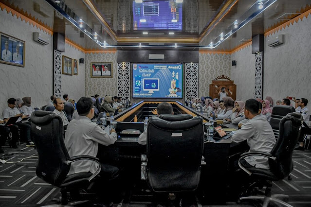 Ini Cara Baru Mengukur Pelaporan Kinerja Setiap OPD, Pemkot Metro Sosialisasi E-Sakip