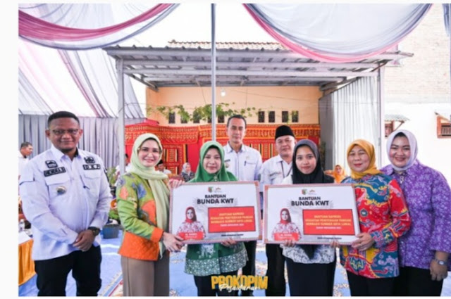 P-PKK Nanda Indira Mengapresiasi Kekompakan Masyarakat Desa Sukamaju Kecamatan Kedondong