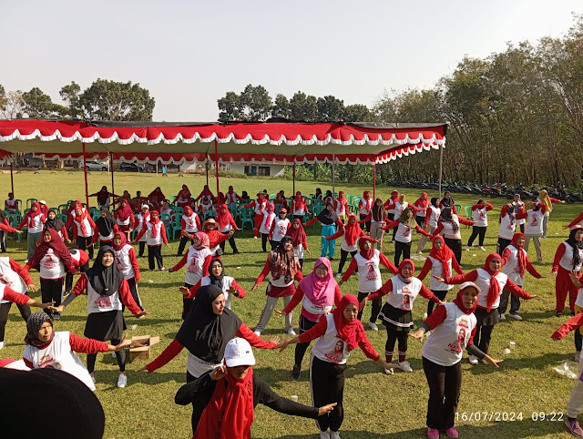 Senam Cakep bersama Pesona Persatuan Sobat Nanda Dari Kecamatan Kedondong