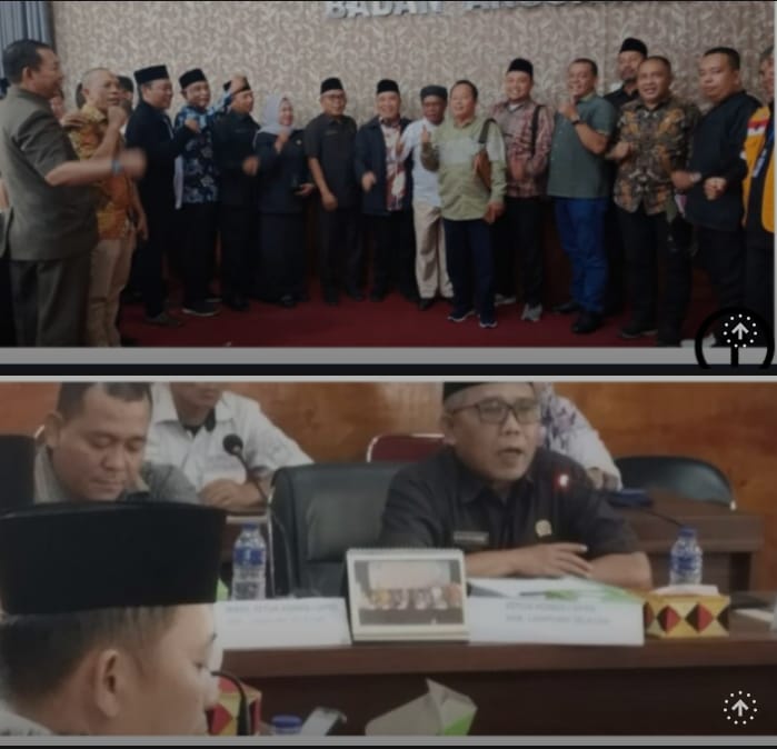Komisi I DPRD Lamsel Gelar Hearing, Terkait polemik pemekaran DOB