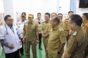 Pj. Gubernur Samsudin Kunjungi RSUD Bandar Negara Husada di Kota Baru
