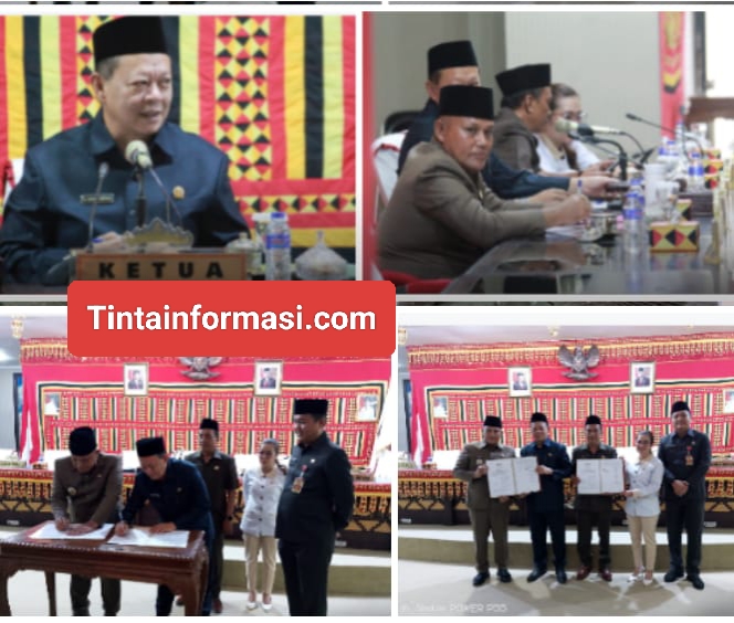 DPRD Lamsel gelar Rapat paripurna Terhadap Ranperda pertanggung jawaban pelaksanaan APBD kab Lamsel TA 2023