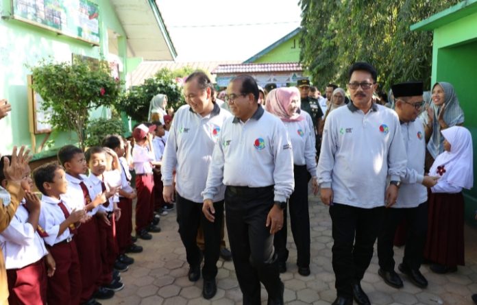 Pj. Gubernur Samsudin Lakukan Pencanangan PIN Polio Tingkat Provinsi Lampung Tahun 2024, Sasar 1.259.539 Anak Usia 0-7 Tahun