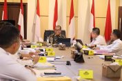Pj Gubernur Lampung Pimpin Rapat Evaluasi Pencapaian Target Pendapatan Tahun 2024