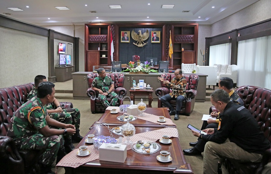 Pj Gubernur Lampung Terima Kunjungan Aspotmar Kasal