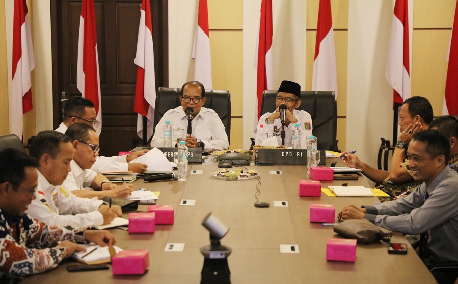 Pj Gubernur Lampung Terima Kunker Ketua Komite III DPD RI