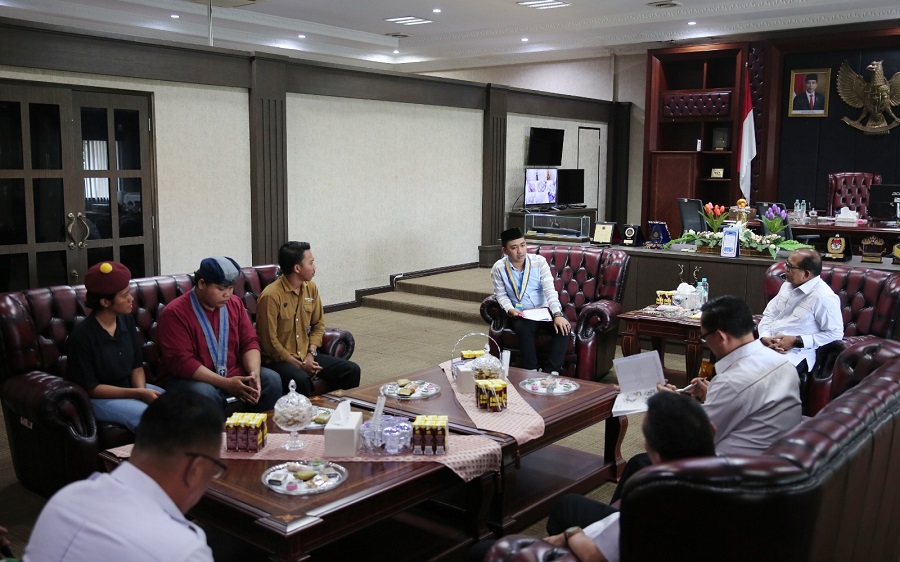 Pj Gubernur Terima Kunjungan OKP yang Tergabung dalam Gerakan Solidaritas Pemuda Lampung