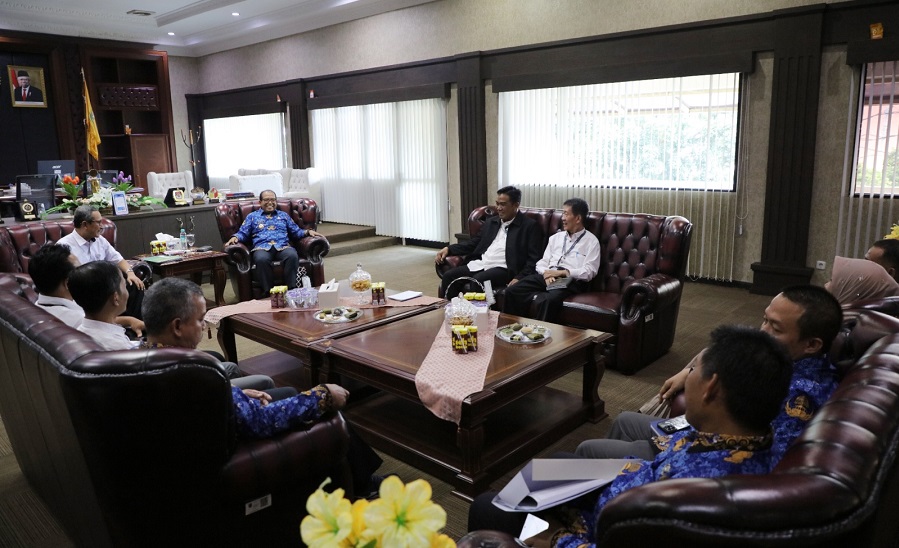 Pj Gubernur Terima Kunjungan Unsur Pimpinan dan Jajaran Civitas Akademika Politeknik Negeri Lampung